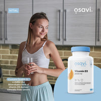OSAVI Osavi Vitamin D3 2000 IU – 120 Softgels | Supports Immune Function | Bone Health | Muscle Function and Calcium Absorption | Contains Quali®–D | Derived from Natural Lanolin and MCT Oil from Coconut