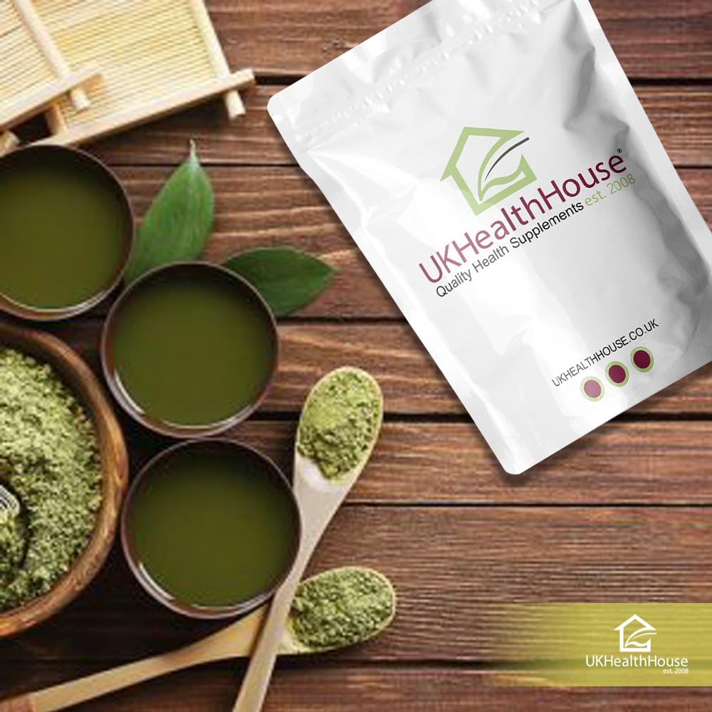 UKHealthHouse Sea Kelp Vegan Powder | Natural Source of Iodine | Premium Ingredients | Iodine Supplement from Wild Grown Sea Kelp Pure Iodine Kelp (500g)