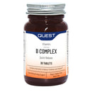 Quest Vitamin B Complex (30 Tablets) - Quick Release Formula to Reduce Tiredness & Fatigue. Full Spectrum of B Vitamins: Thiamin B1, Riboflavin B2, Niacin B3, Vitamin B6 & Vitamin B12.