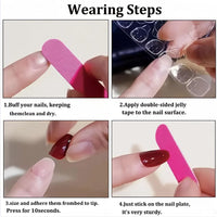 ruitao 24PCS Salon Acrylic French Nude Collection, Graceful, Medium Length Nude Fake Nails, Includes 24 False Nails, Nail Glue, Nail File, and Manicure Stick