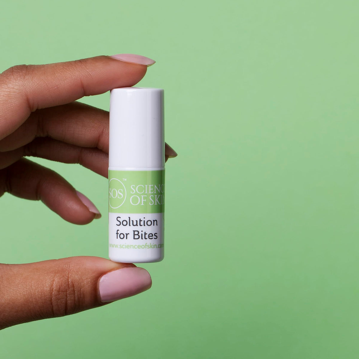 SOS Science of Skin Science of Skin Solution for Bites - Roll On After Bite Cooling for Stings, Bites, Itching - Helps to Soothe and Calm Skin