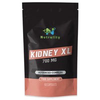 Nutrality Kidney XL Supplement 700mg Advanced Complex | Promotes Healthy Kidney Function and Urinary Tract Health | Natural Ingredients, Cranberry Extract | 60 Capsules. Vegan