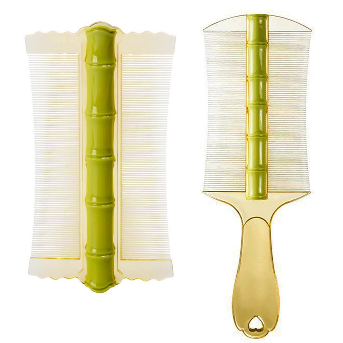 DILUSILK 2pcs Dandruff Combs Fine Tooth Comb for Long Thick Hair