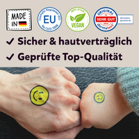Ready to Daddy Papa & Kind Tattoos | 90 Cool Family Designs | Produced in Germany | DermaTest Verdict Very Good | Great Gift for Dads and Family