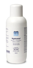 Hydromol Bath and Shower Emollient, for The Management of Eczema, Dermatitis, Psoriasis and Other Dry Skin Conditions, Itch Relief, Suitable for Sensitive Skin, Suitable for All Ages, 500 ml.