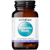 Viridian Boswellia Resin 30 Veg Caps