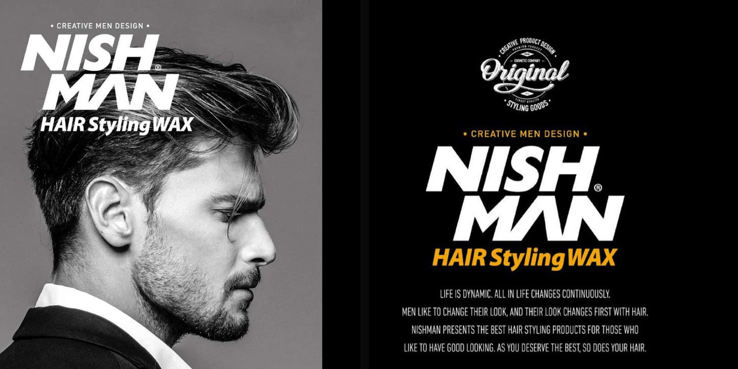 nishman NISHMAN Hair Volume Powder, 20 gr | Ultra Hold | Natural Matte Look | Hair Styling Powder Men | Hair Texture Powder Wax | Texturising, Volumising Hair Powder Men (P5+ Ultra Hold)
