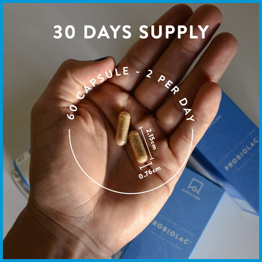 Bio Cultures Complex [ 25-50 Billion CFU ] by AAVALABS - 20 Bacterial Cultures Per Serving - Including Lactobacillus Reuteri, Lactobacillus Gasseri, Lactobacillus Acidophilus - with Zinc and Inulin