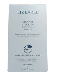 Liz Earle Cleanse and Polish Hot Cloth Cleanser 50ml With One Pure Cotton Cloth