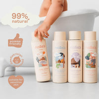 Nala's Baby Body Lotion | Award-winning | 99% Natural | Dermatologically-tested and Paediatrician-approved | Nourishing Blend of Soothing Oat and Coconut Oil | Vegan | 400ml | Nalas Baby