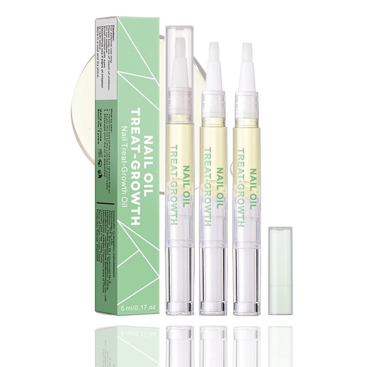 Generic 2 PCS Radiant Nail Growth Oil Pen - Cuticle and Nail Hydration Smooth Application Compact and Portable Design - Travel Friendly Quick Use Pen Applicator for Moisturize Dry Nails