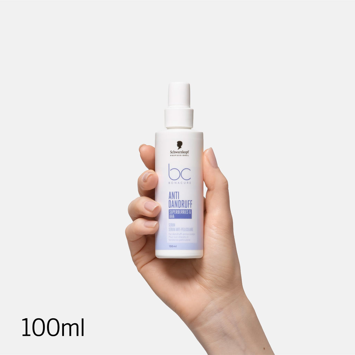 BC Bonacure Schwarzkopf Professional Bonacure Anti Dandruff Serum Hair Serum For Dandruff Prone Scalps Superfood Complex Superberries AHA Eliminates Visible Dandruff Flakes Vegan pH Balanced Formula 100 ml