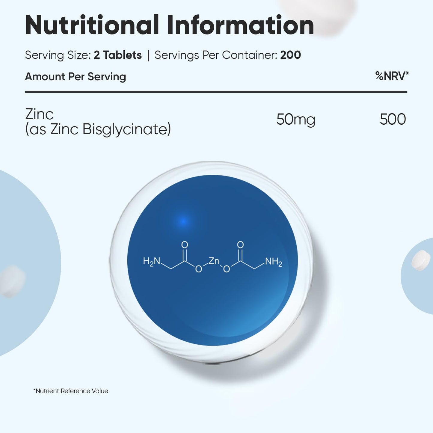 WeightWorld Zinc Tablets 50mg | 400 Tablets | 6+ Months Supply | Zinc Supplements for Men & Women - 2-a-Day | Travel-Friendly | No Artificial Flavours Added | Non-GMO, Vegan & Magnesium Stearate-Free