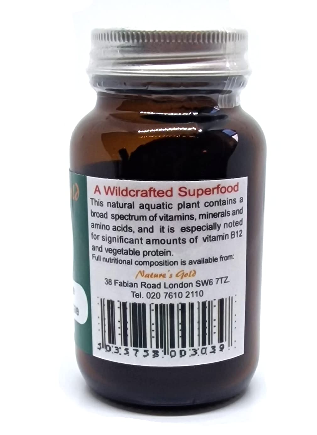 NATURE'S GOLD Nature's Gold Organic Klamath Lake Blue Green Algae Supplement 30g Powder