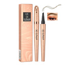 Mikloven 2025 New 4 Fork Tip Microblading Eyebrow Pen, Waterproof 4D Brow Pencil for Natural, Precise, Long-Lasting 24HR Brow Pencil for Natural-Looking Hair-Like Strokes (Light Brown)