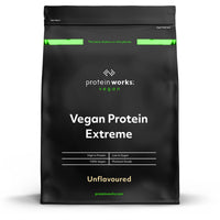 Protein Works - Vegan Protein Extreme | 29g Plant Based Protein | Added Vitamin Blend | 14 Servings | Unflavoured | 500g