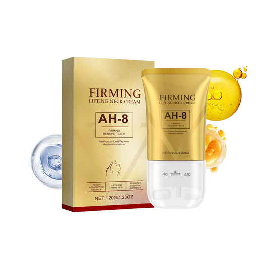 Ah-8 Firming Neck Cream, Tighten And Lift Neck Cream, Neck Firming Creams With Double Roller Massage, Reduce Wrinkles Fine Lines,for Firm And Lift Sagging Skin (1Pcs, one size)