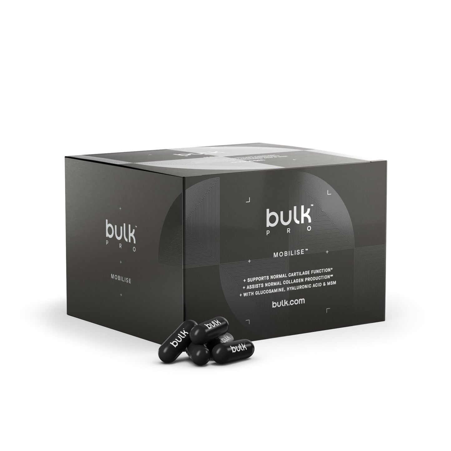 Bulk Mobilise Capsules, Joint Support, Glucosamine Sulphate, MSM, Chondroitin Sulphate, Pack of 180, 30 Servings