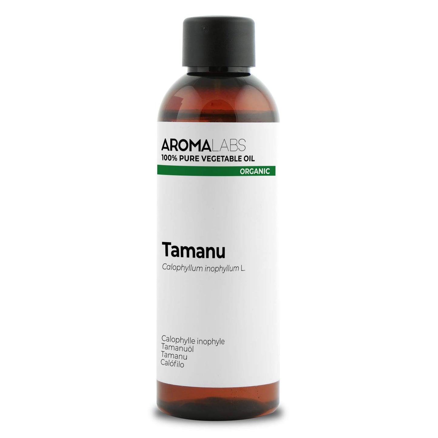 Aroma Labs ORGANIC - TAMANU Oil - 100mL - 100% Pure, Natural, Cold Pressed and Cosmos Certified - AROMA LABS (French Brand)