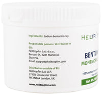 Bentonite Montmorillonite Powder | 1 Pound - 454 g | Ultra FINE | Montmorillonite Content 95% | Natural Mineral Dust | Heiltropfen®