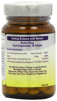 FSC 2.5mg Biotin 30 Tablets