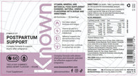Known Postpartum Support Gummies – 1 Month Supply – Mixed Berry Flavour