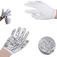 QCVENL 2 Pcs Reflexology Tools Facial Reflexology Tool Reflexology Hand Gloves Hand Reflexology Tools Print Mittens for Correctly Stimulating Hand Acupoints Massa