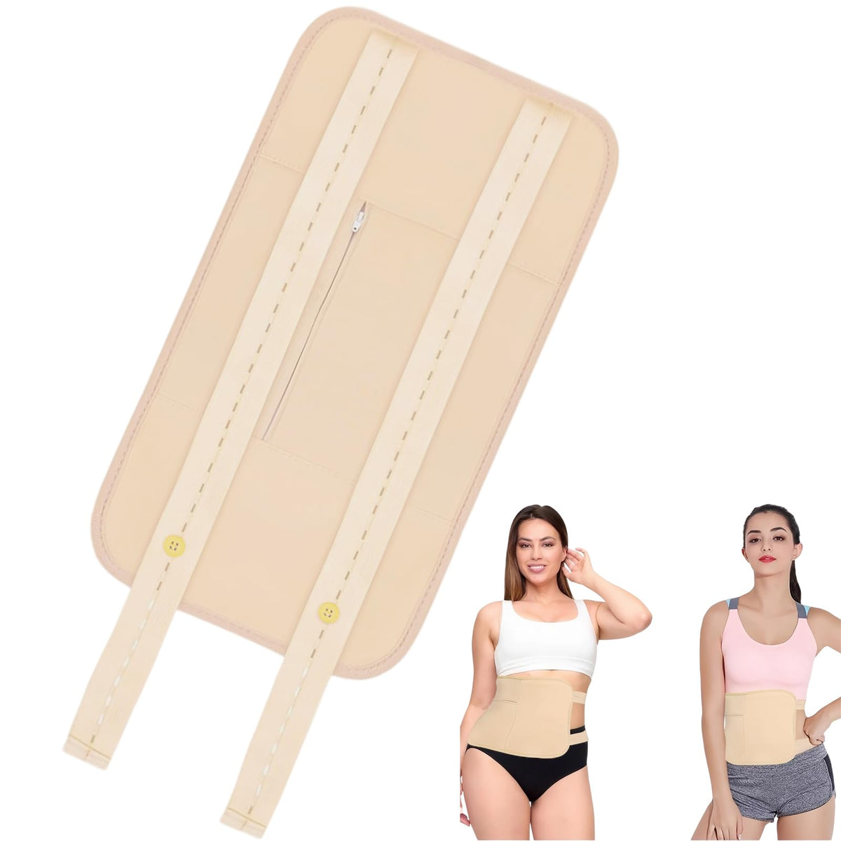 AUXHCYL Castor Oil Packs - Reusable Organic Caster Oil Wrap Kit for Liver Detox, Aid Sleep, Auxiliary Liver and Abdominal Muscles to Improve Circulation Digestion(Castor Oils Not Included)