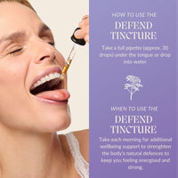 Defend Herbal Tincture - Natural Immunity Support - All-Natural Black Elderberry, Rosehip & Ginger Blend - Herbal Liquid Drops - Winter Comfort Supplement - 30ml, Blooming Blends