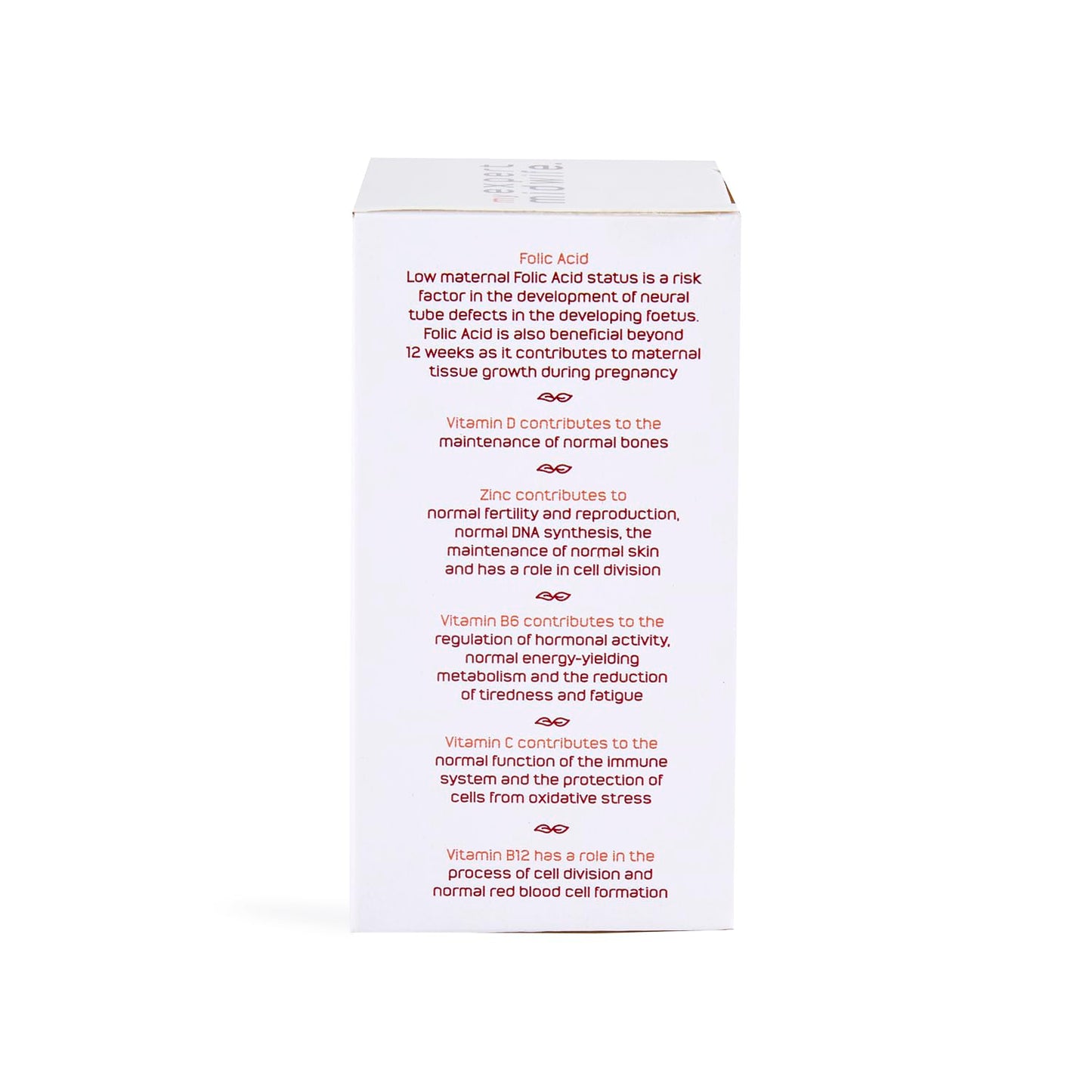 My Expert Midwife All in One Pre-Conception & Pregnancy Women's Vegan Supplements, 12 Essential Prenatal Vitamins & Minerals, 60 Capsules, 2 Months Supply