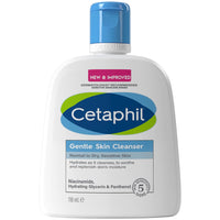 Cetaphil Gentle Skin Cleanser Travel-Size 118ml, Soap-Free Face & Body Wash, Hydrates Dry, Normal & Sensitive Skin With Niacinamide, Vegan Friendly