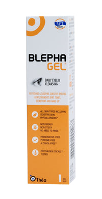 Blephagel Daily Eyelid Cleansing Gel | Gentle Cleanser to Refresh and Soothe Sensitive Eyelids | Preservative-Free and Hypoallergenic Formula | Pack of 3 x 30g Tube