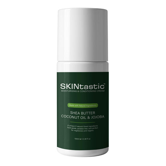 Body4Real SKINtastic Facial and Body Moisturising Cream, Post-Shave Healing Cream for Men and Momen, Vegan, Paraben Free, Sulfate Free