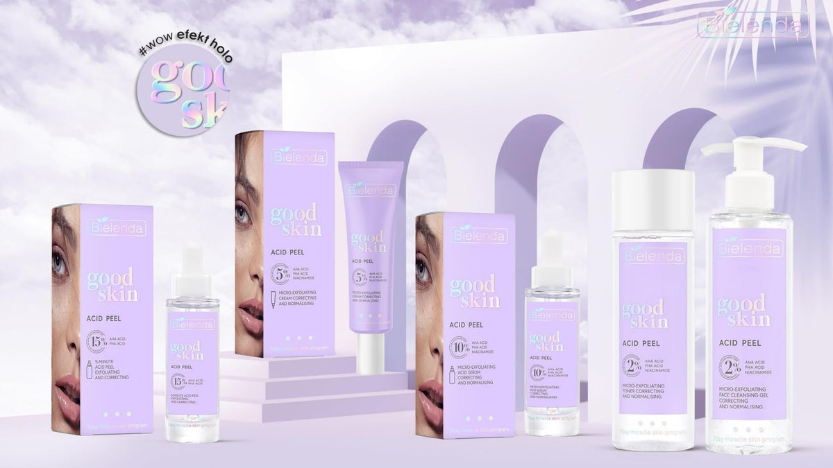 Bielenda Good Skin Acid Peel Corrective and normalizing micro peeling cream AHA + PHA acids, niacinamide, 50 ml