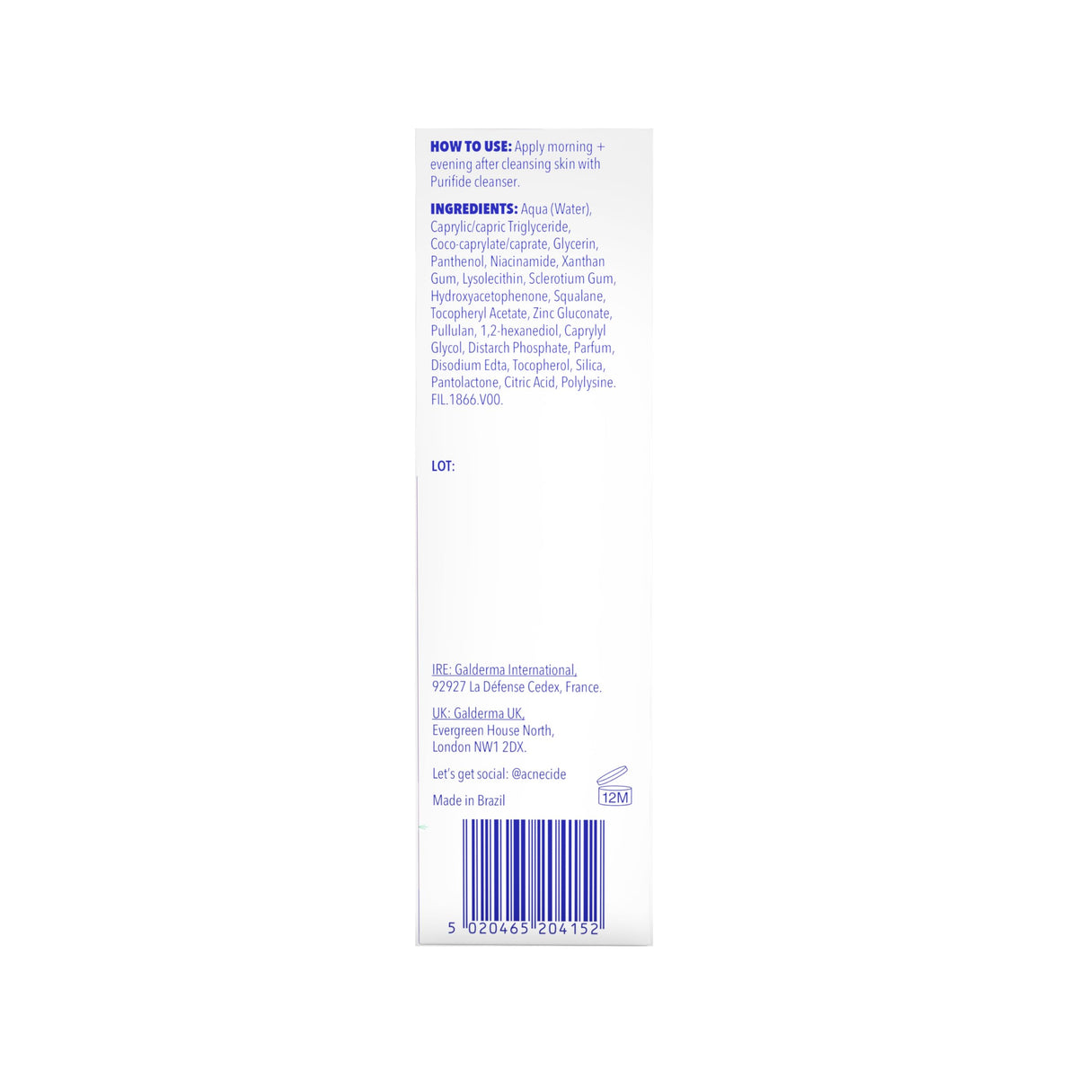 Purifide by Acnecide Spot Clearing Gel Moisturiser 50ml