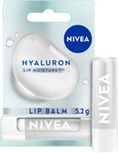 NIVEA Hyaluron Moisture Plus Lip Balm (5.2g), Ultra-Light Lip Balm Stick with Hyaluronic Acid, Provides 24H Moisture and Visibly Smoother Lips