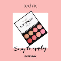 Technic Colour Fix Blush Palette, 3.5 g, Pack of 8