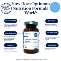 Patrick Holford Patrick HOLFORD Optimum Nutrition Formula/The Ultimate, Multi-Vitamin & Mineral Supplement/for Daily & Long-Term Health / 24 Nutrients/Naturally Sourced / 60 Tablets/Vegan/for Women & Men