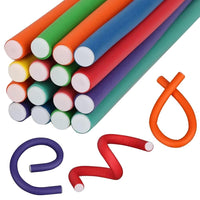 10 pcs ZONADAH Flexible Curling Rods Hair Rollers 24cm Long Hair Curler Bendy Foam Curler Roller Hair Styling Curling Sticks for Hair Salon DIY 16mm Styling Hairdressing Rollers