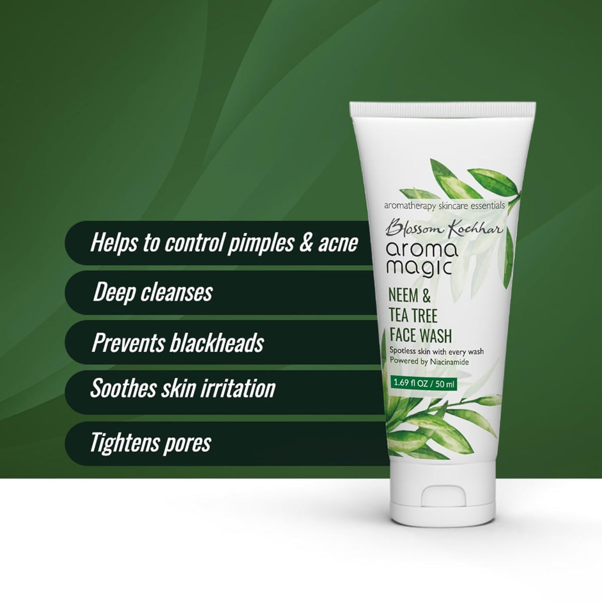 Aroma Magic Neem and Tea Tree Face Wash, 100ml