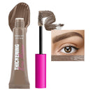GEEWHILE Tinted Brow Glue, Brow Tint, Instant Eyebrow Styler Tinted Brow Gel, Waterproof Tinted Eyebrow Gel with Brush, Long Lasting Brow Gel Tint for Fuller Looking Eyebrows(Taupe)