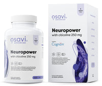 OSAVI Osavi Neuropower with Citicoline 250 mg – 90 Vegan Capsules | Supports Nervous System & Psychological Health | Includes Cognizin® Citicoline, L–Theanine, Coenzyme Q10, B6 & B12 for Mental Clarity