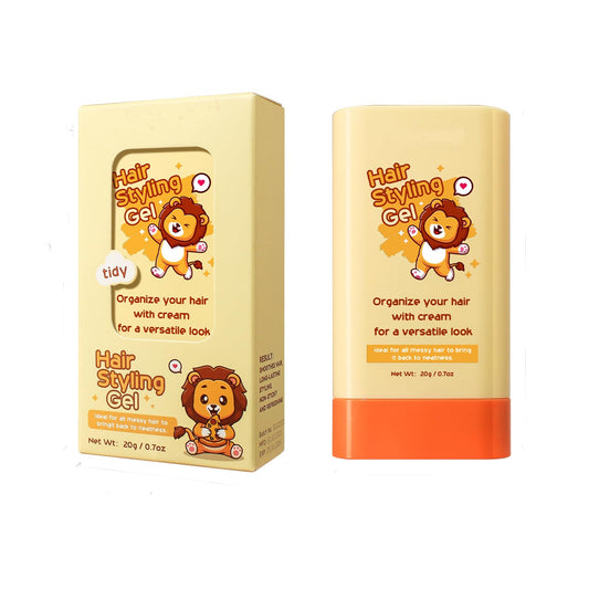 Generic Kids Hair Gel with Built-in Comb, 2-in-1 Design for Easy Styling, Moisturizing Non-Greasy Formula, Compact and Portable for All Hair Types (wax stick*1)