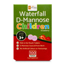 sc nutra Waterfall D-Mannose for Children Birch D-Mannose & Natural Strawberry Juice for Boys & Girls 3 Years + | 250mg Melts - Melt in the Mouth Tablets – 100 Count