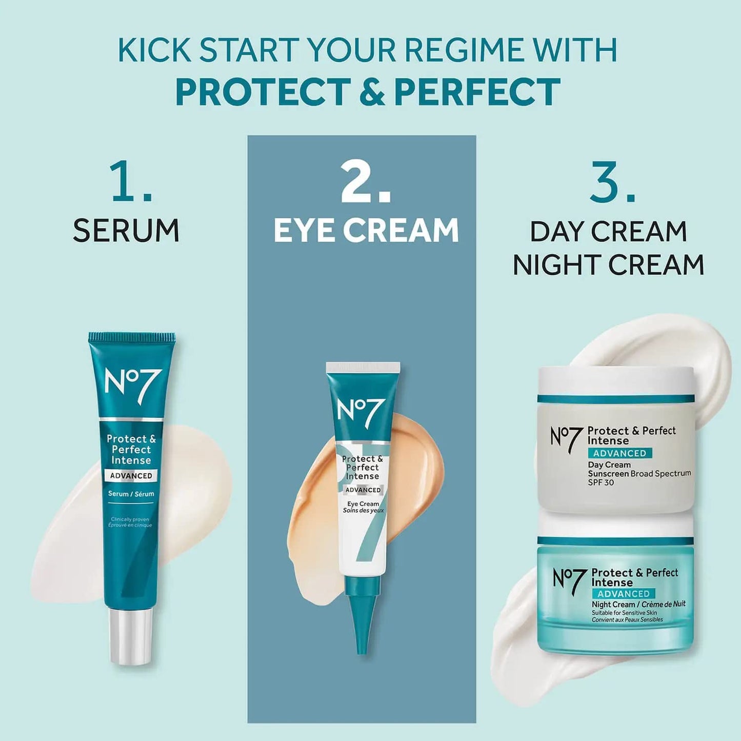 No7 Protect & Perfect Advanced Eye Cream Visibly improves lines and wrinkles