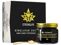 Stronglife Shilajit Resin – Pure Himalayan Shilajit Gold with High Fulvic Acid | 50g Jar of Authentic Natural Mineral Resin for Energy, Vitality & Performance | Premium Shilajit Supplement UK