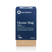 One Nutrition Ocean Mag - Natural Source of Magnesium Hydroxide – Filtered from Fresh Atlantic Sea Water - Easy to Mix with Water or Sports Drinks – 80 Servings - 100g Powder