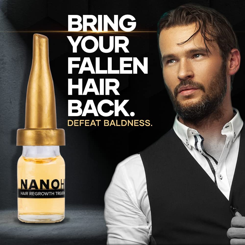 Nano Hair by Bubbly NanoHair by Bubbly Multi Effect Hair Strengthening Serum, Hair Treatment Oil Serum To Make Your Hair Look Stronger, Longer and Healthier, 0.17 Fl Oz/5 mL x 10 pcs