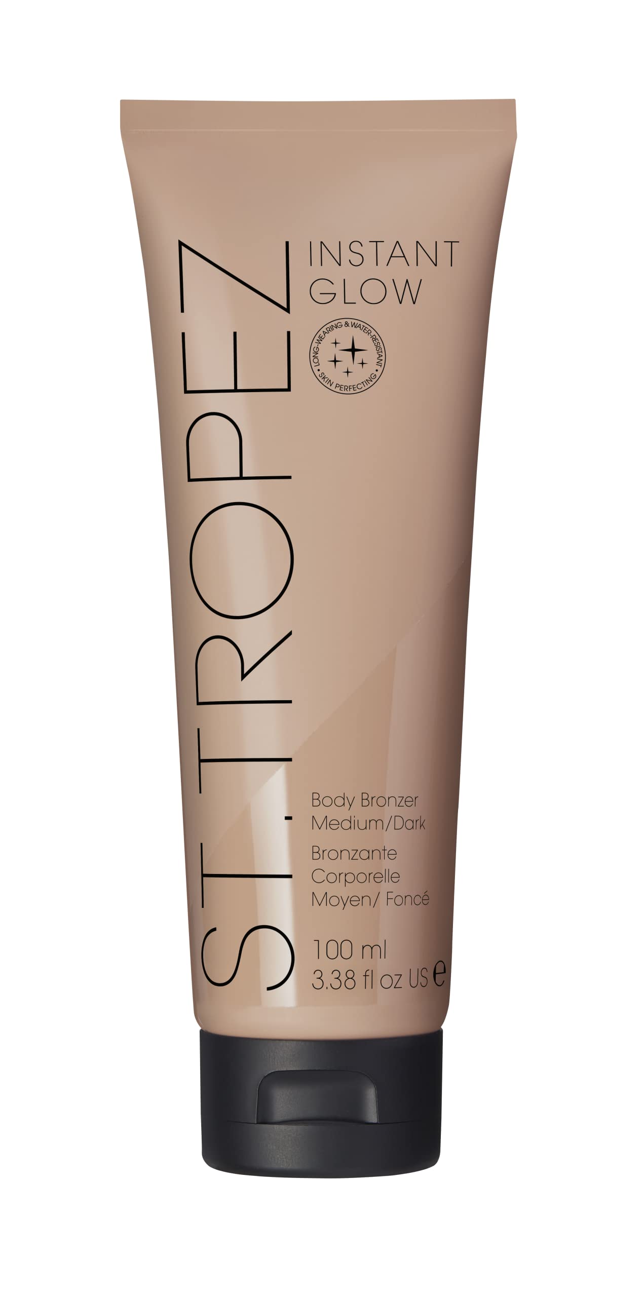 St.Tropez Self Tan Instant Glow, Medium/Dark Shade, Smudge-Proof Body Makeup, Vegan, Natural & Cruelty Free, 100 ml