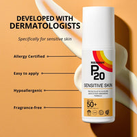 RIEMANN P20 SPF50 Sensitive Sun Cream 100 ml, White